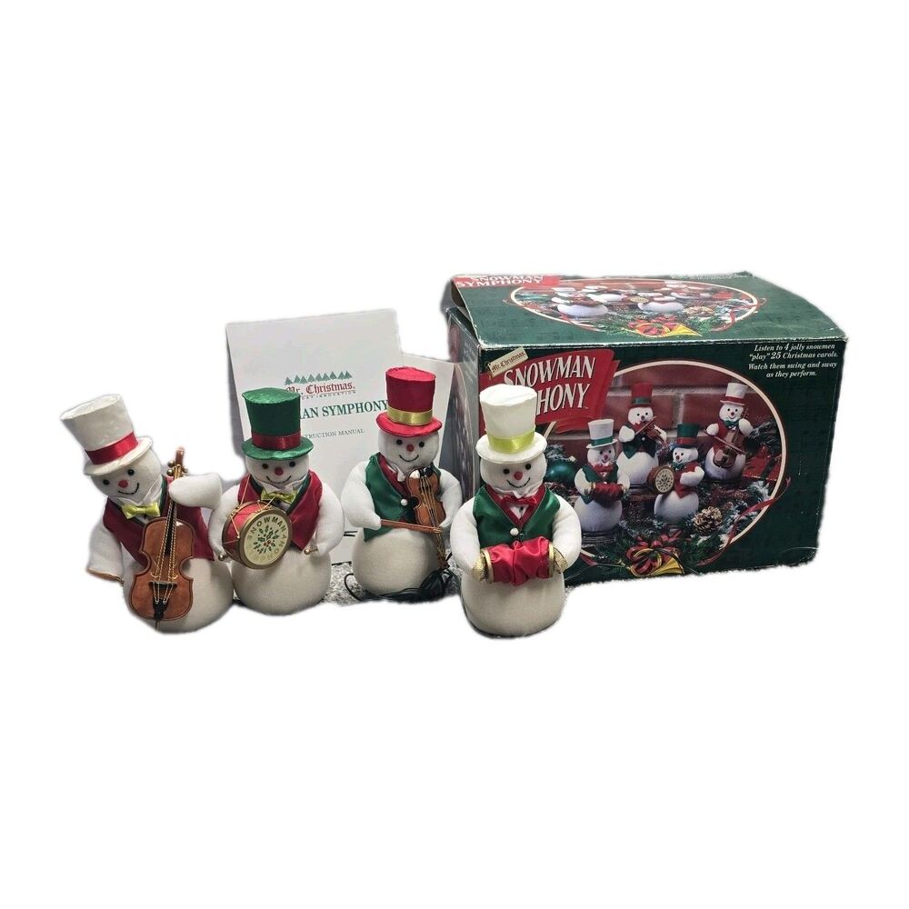 Mr. Christmas Snowman Symphony Animated Musical 25 Carols 1996